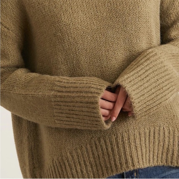 Samsoe Molli Turtleneck Pullover Sweater Size XS/S NWT Covert Green - Picture 3 of 6